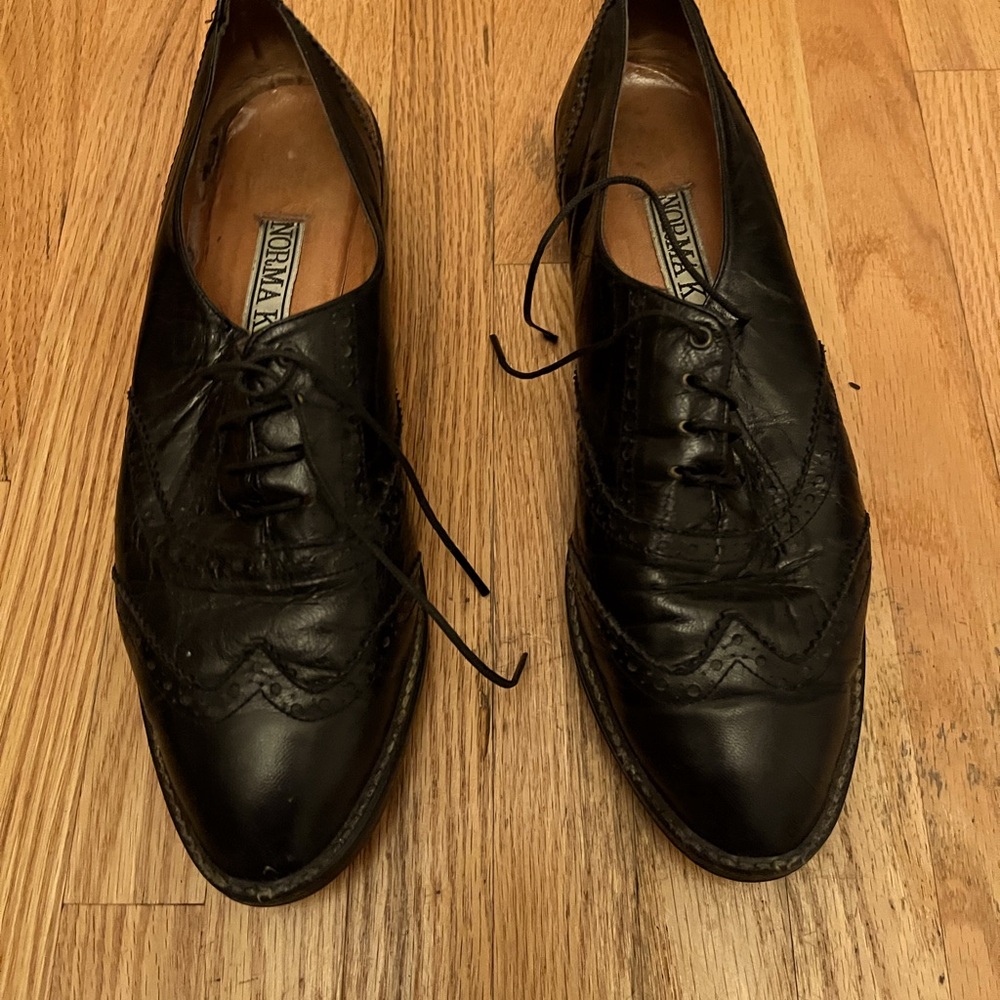 Black Oxford shoes